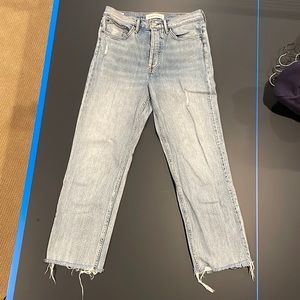 Denim Forum, Size: 29, The Arlo Straight High-rise Jeans